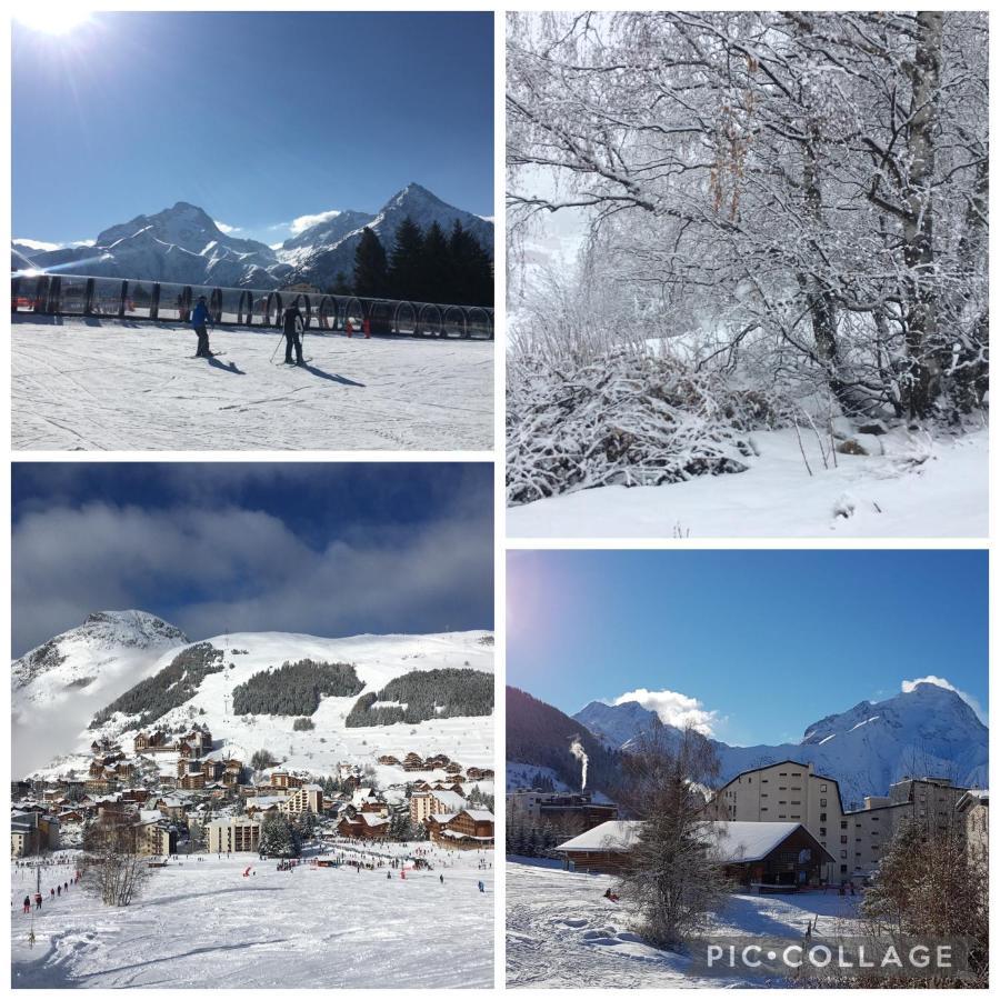 Les Deux Alpes, Le Lauvitel, Appartement Cosy, Pied Des Pistes, 2 Adultes 2 Enfants Luaran gambar